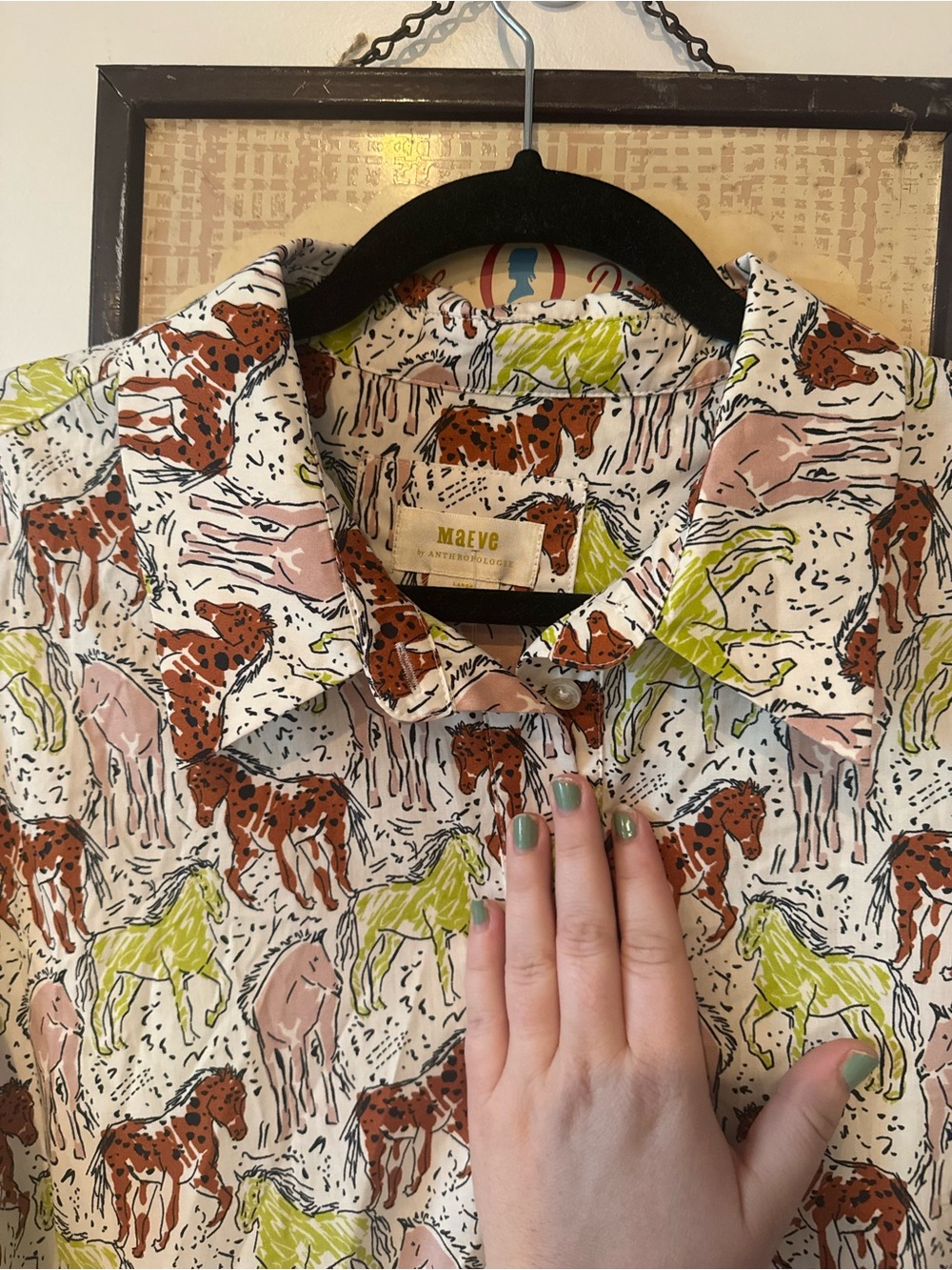 Anthropologie Bettina Tiered Shirt Dress by Maeve - Picture 6 of 7